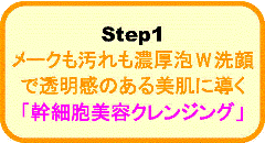 Step1 泡マッサージ 洗顔